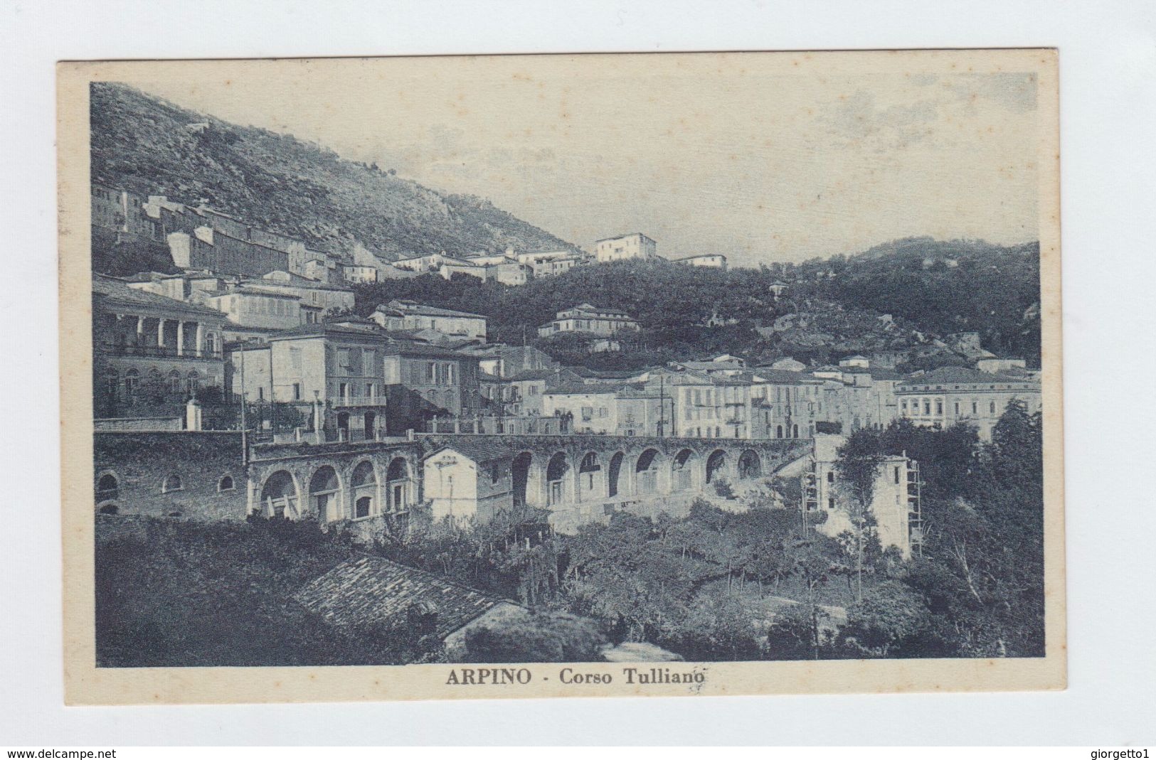 ARPINO (FROSINONE) CORSO TULLIANO - VIAGGIATA 1936 - ITALY POSTCARD - Frosinone