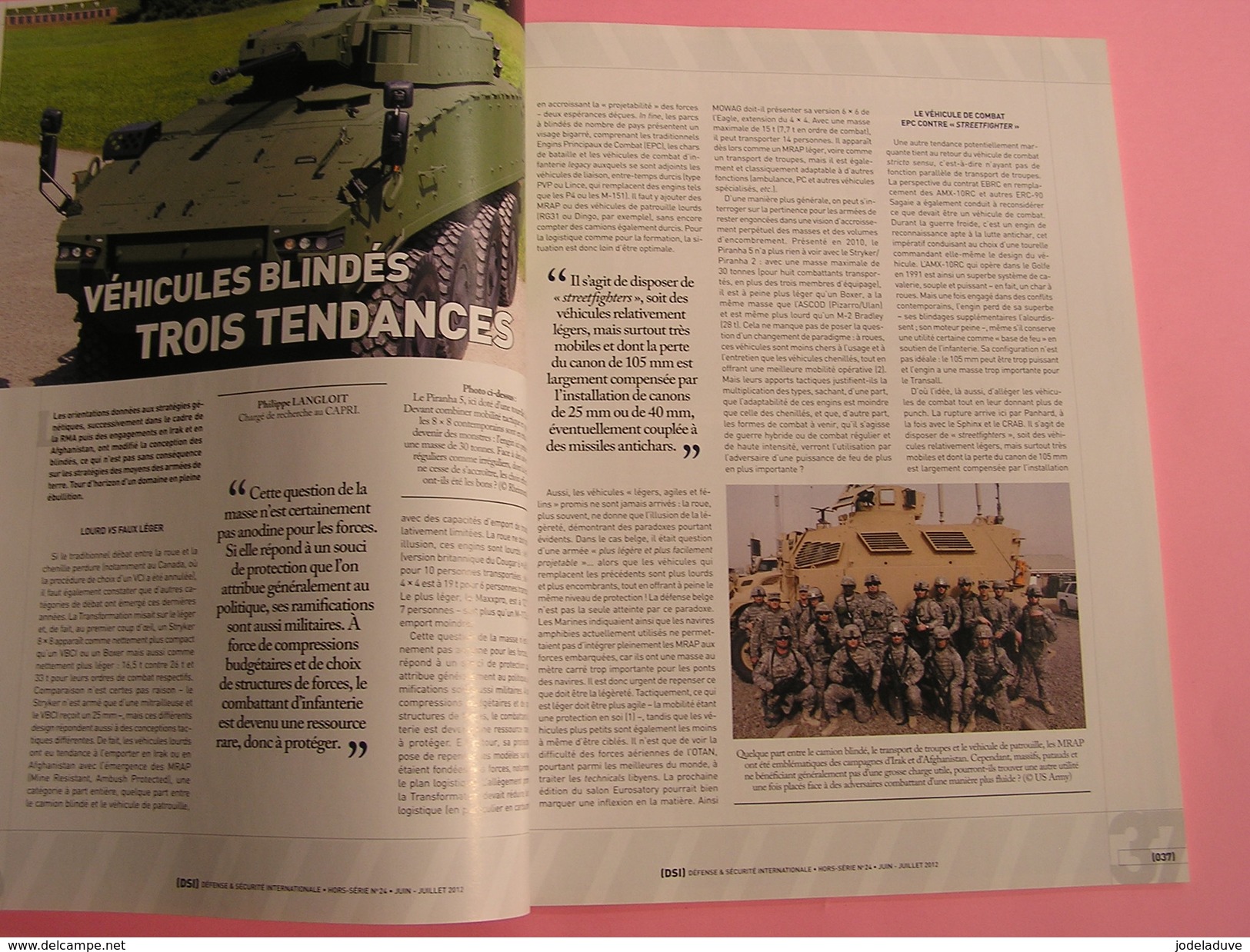 Revue DSI Défense & Sécurité Internationale N° 24 H S Combat terrestre Nouvelle Donne ? Armée Militaria