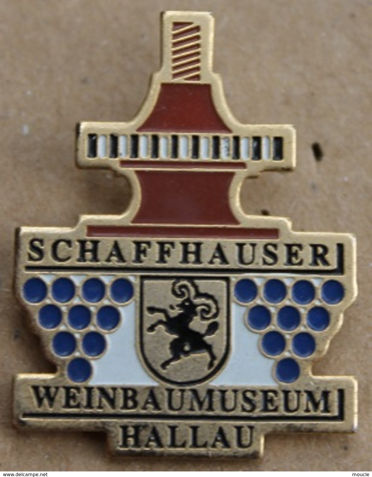 SCHAFFHAUSERI - WEINBAUMUSEUM - HALLAU - MUSEE SUR LE VIN - SCHAFFHOUSE - SUISSE - SCHWEIZ - SWITZERLAND - ( GRENAT) - Bevande