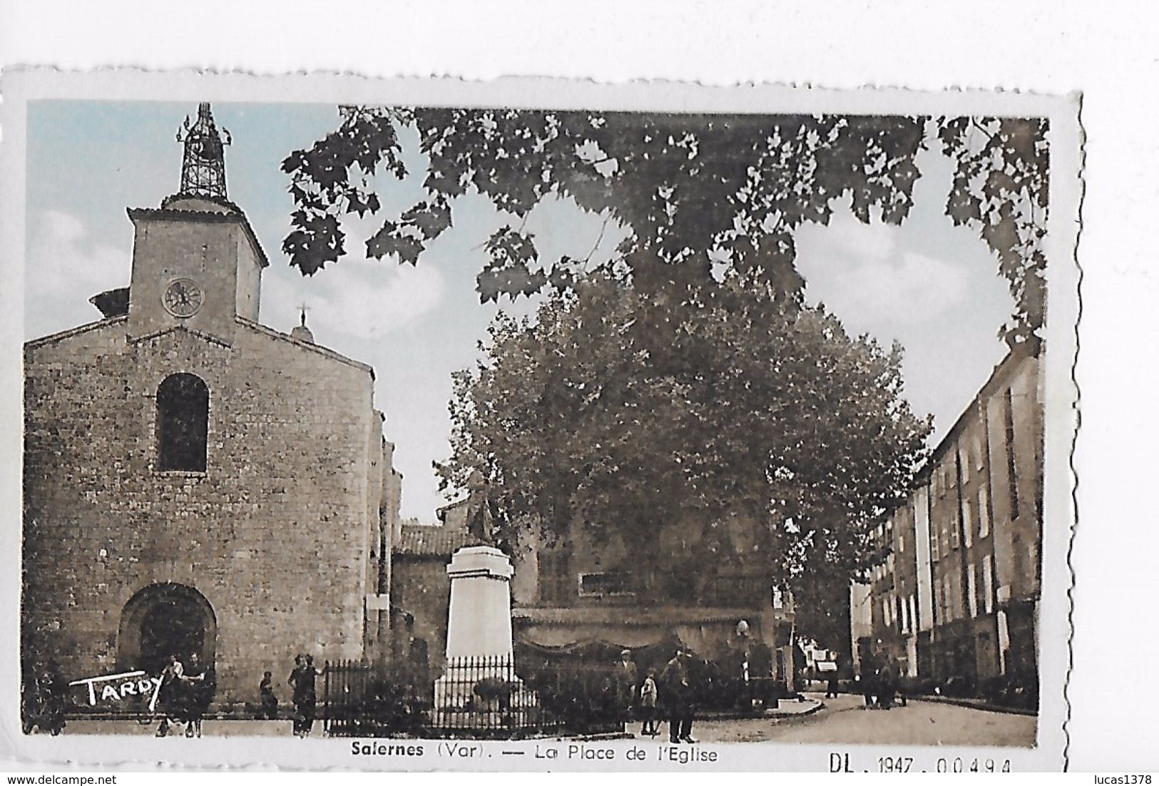 83 / SALERNES / LA PLACE DE L EGLISE - Salernes