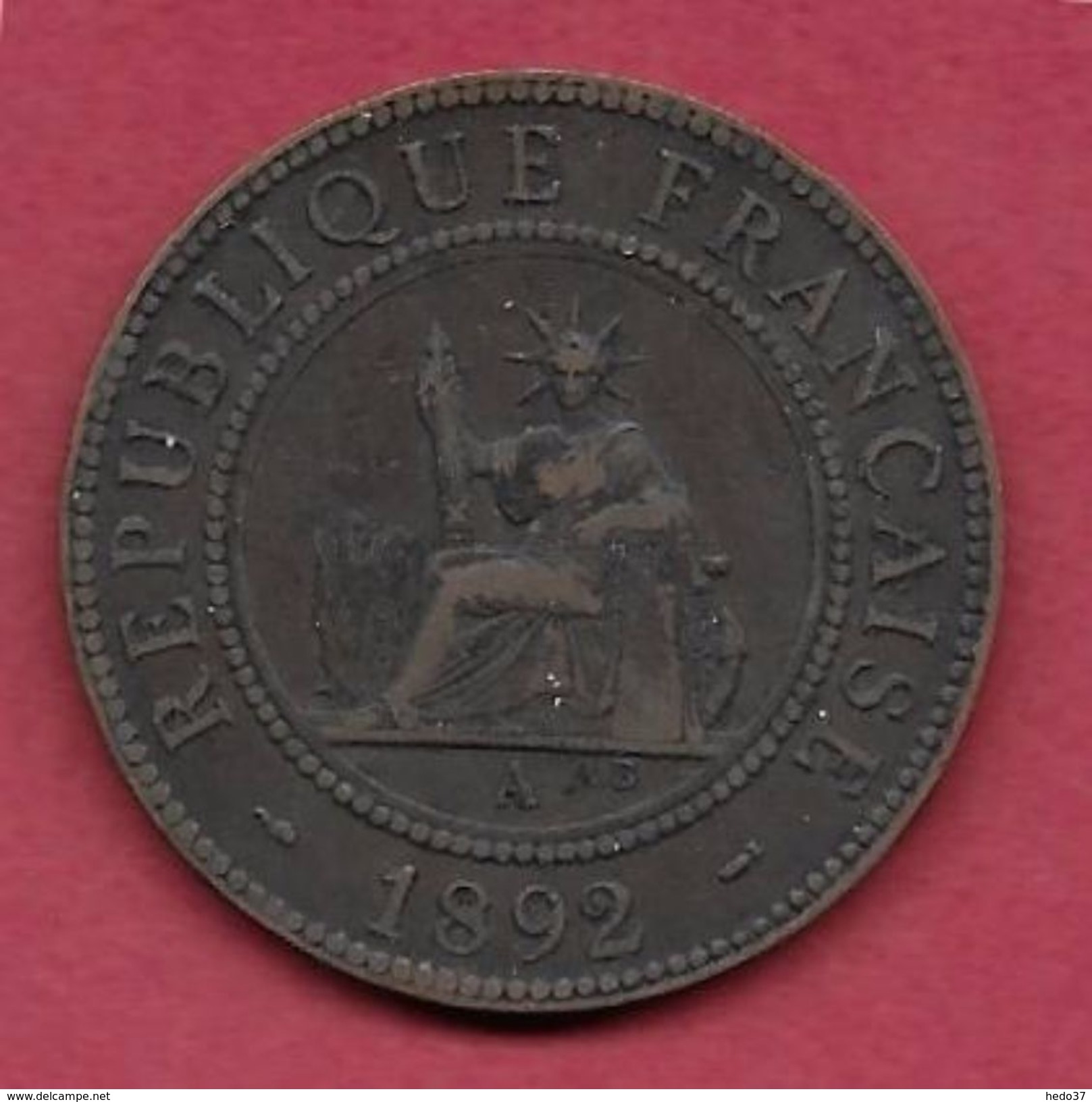 Indochine - 1 Centime - 1892 - Autres – Asie