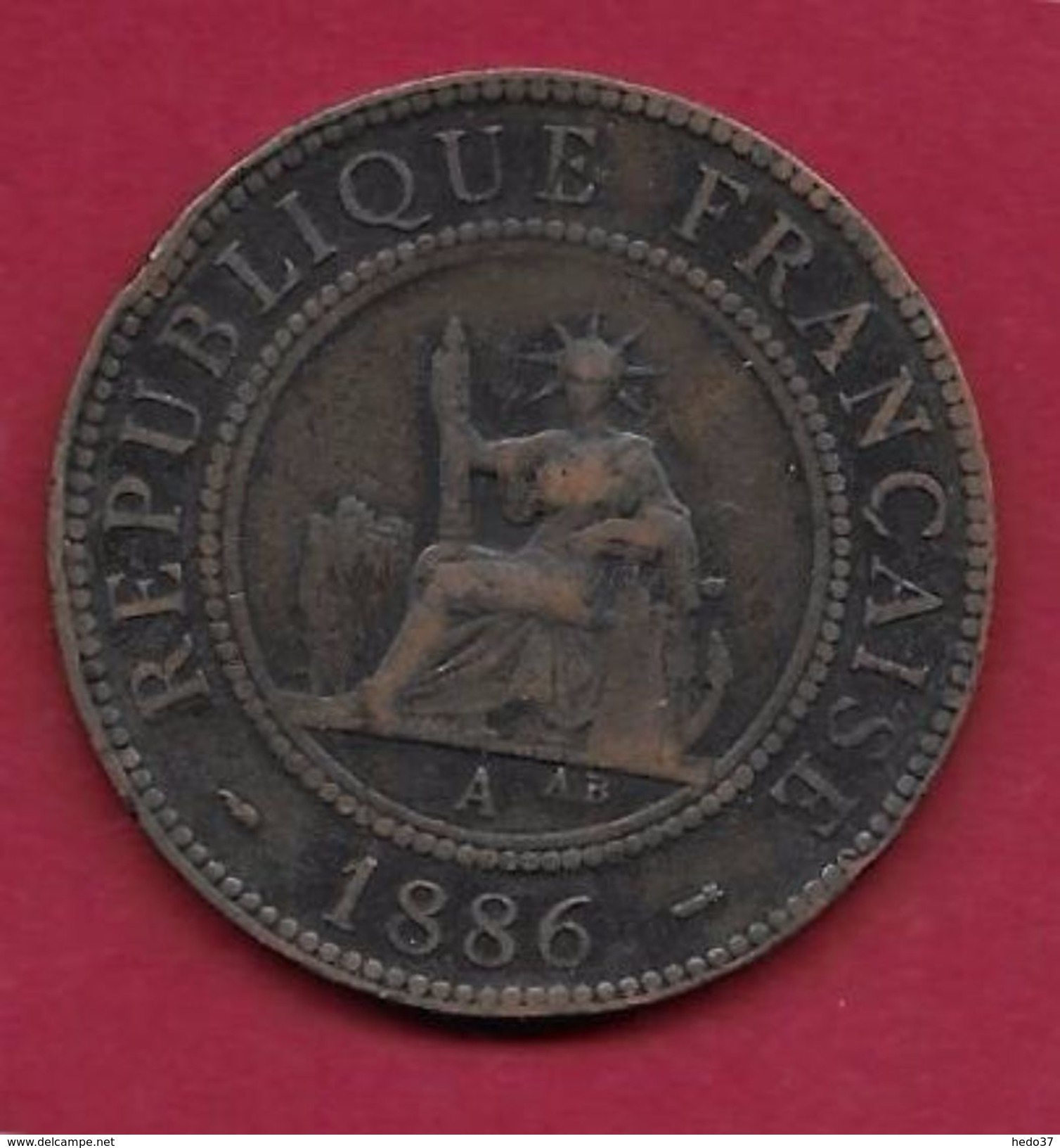 Indochine - 1 Centime - 1886 A - Autres – Asie