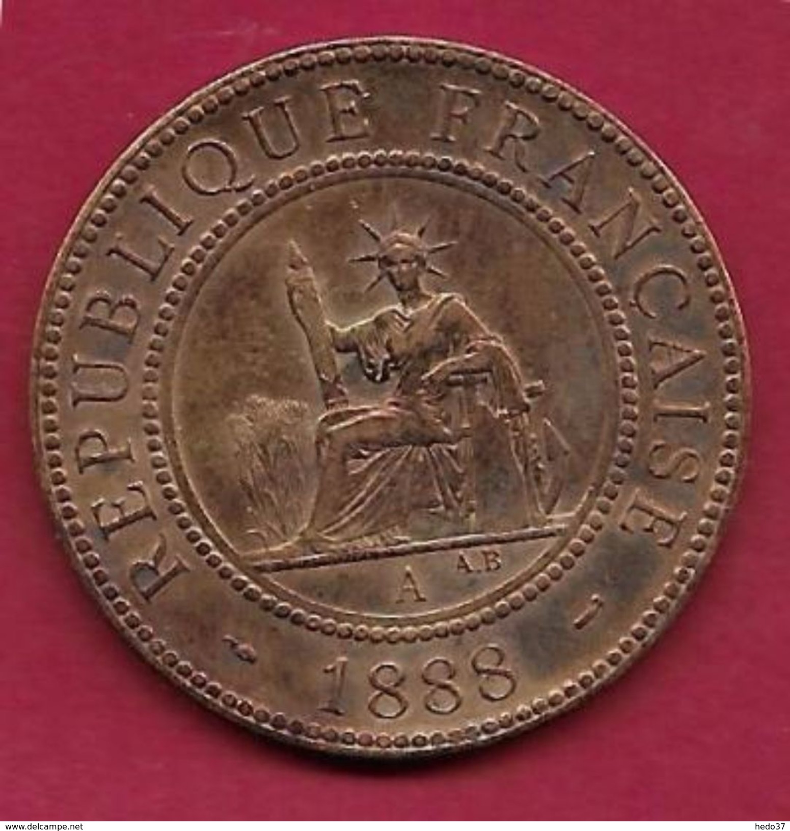 Indochine - 1 Centime - 1888 A - Autres – Asie