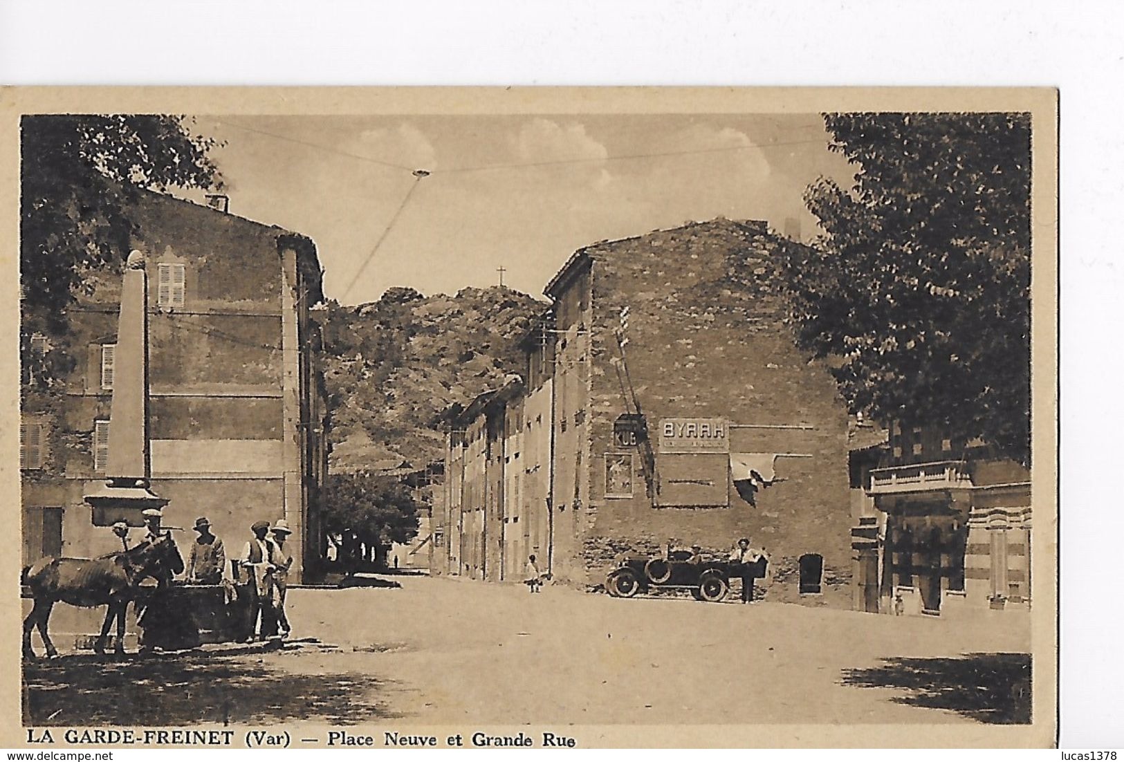 83 /  LA GARDE FREINET / PLACE NEUVE ET GRANDE RUE / RARE - La Garde Freinet