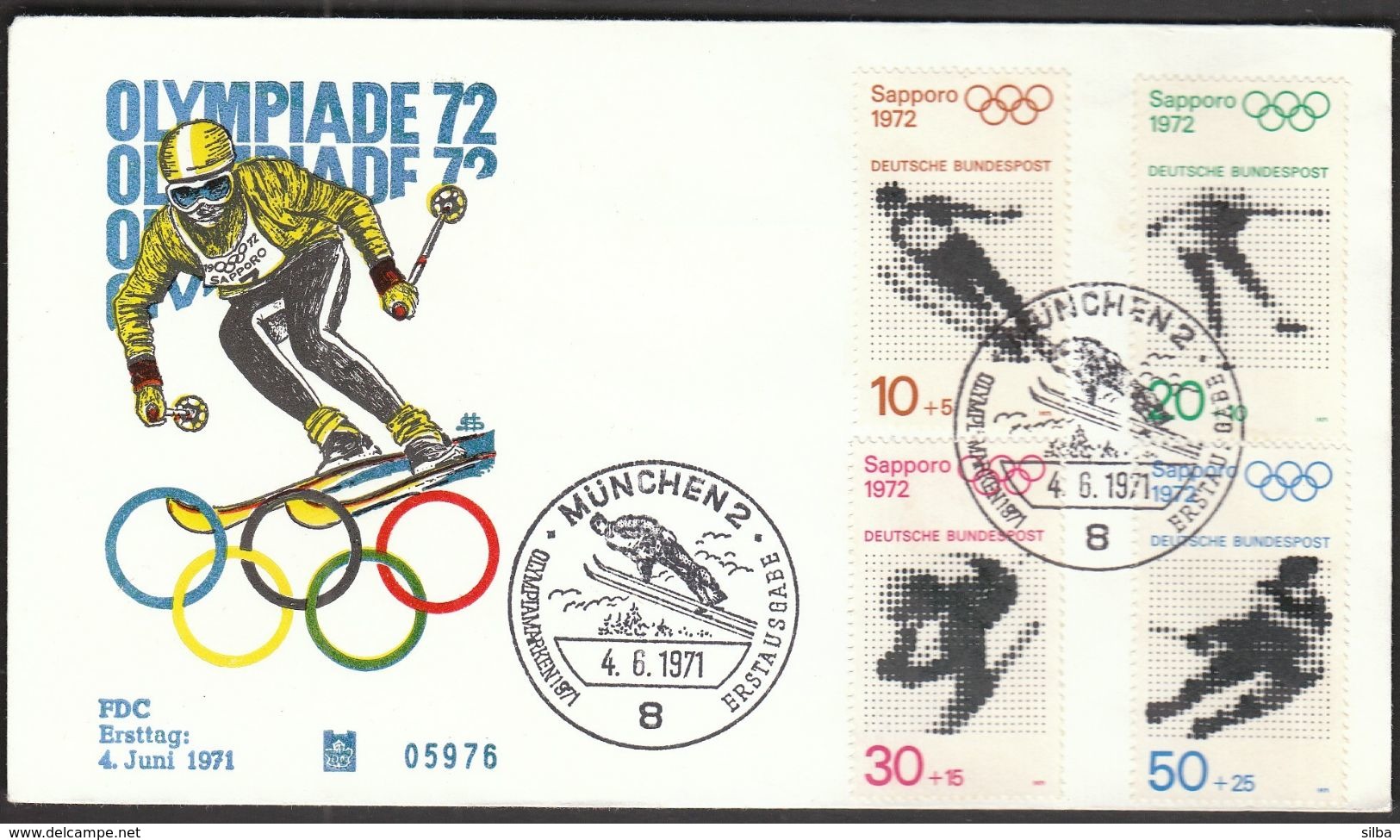 Germany Munich 1971 / Olympic Games Sapporo 1972 / Ski Jumping, Figure Skating, Alpine Skiing, Ice Hockey - Winter 1972: Sapporo