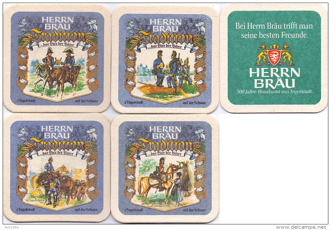 #D162-155 Reeks Viltjes Bürgerliches Brauhaus Ingolstadt - Beer Mats