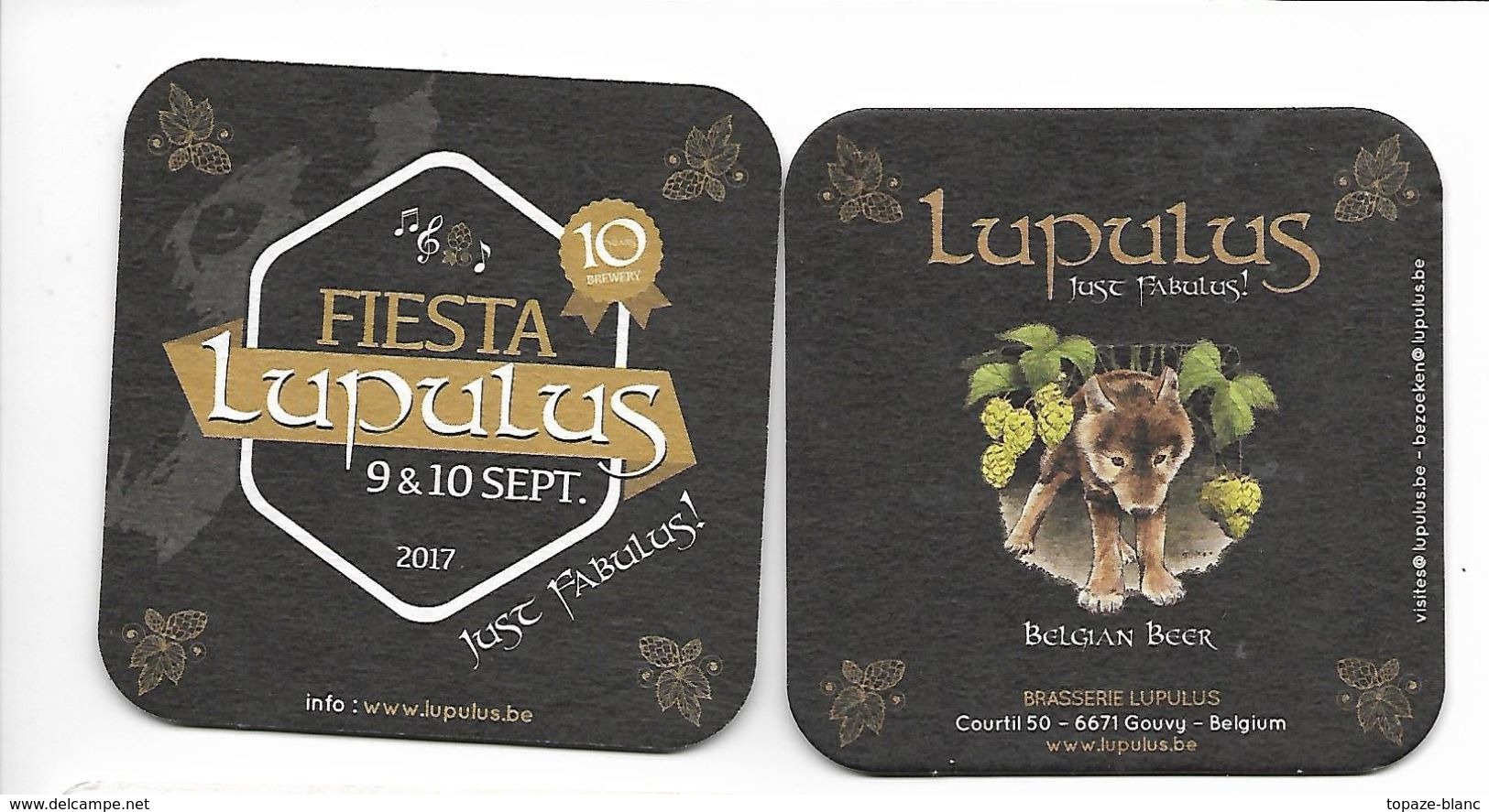 SOUS BOCK / 223 - LUPULUS - Beer Mats