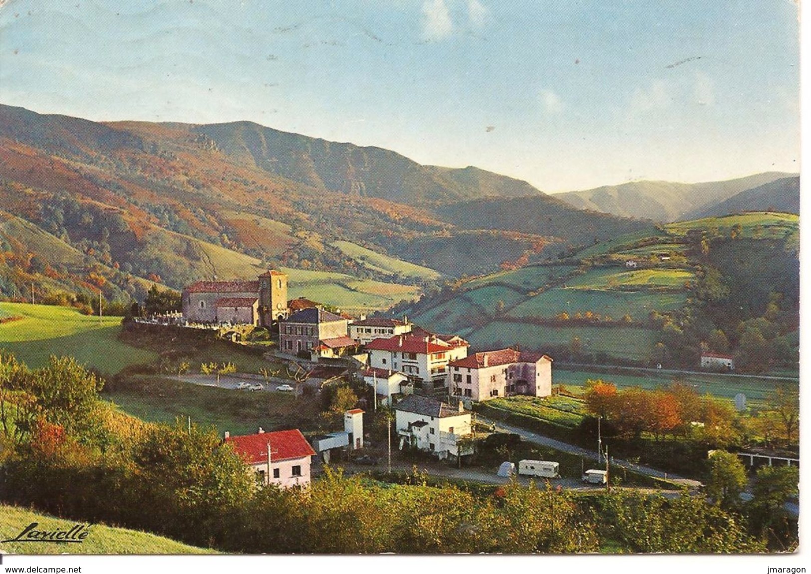 BIRIATOU - Vue Générale Sur Biriatou - Lavielle 1567 - écrite Et Voyagée 1970 - Tbe - Biriatou