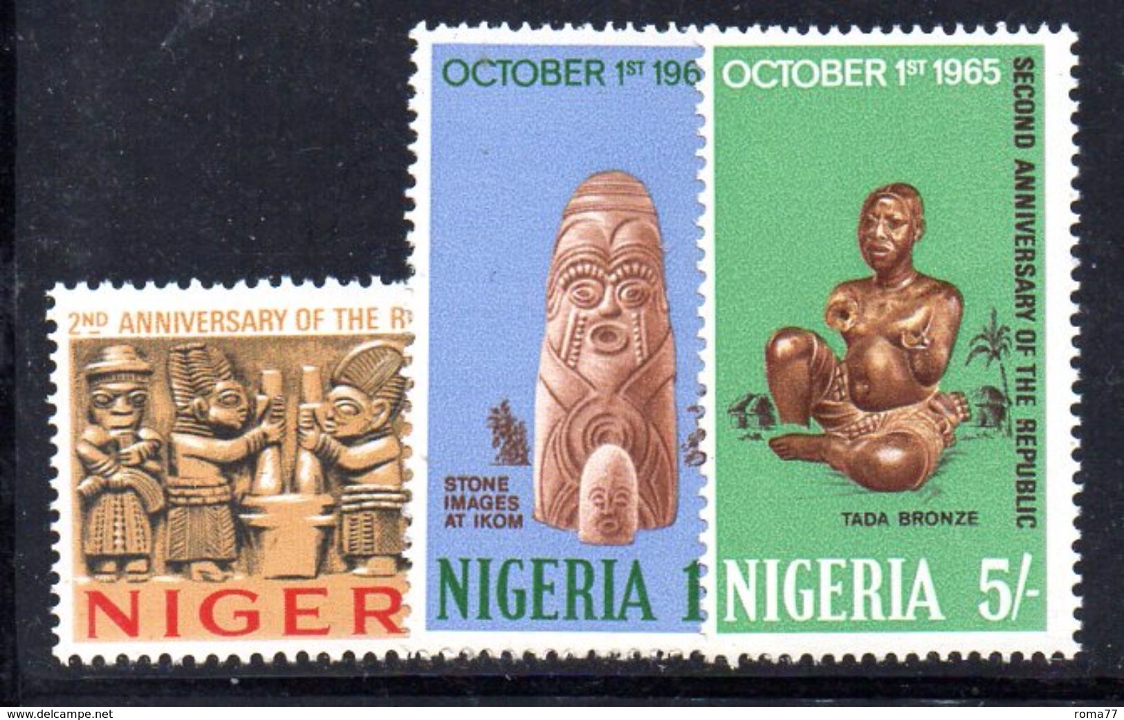 T930 - NIGERIA 1965 , Serie Yvert N. 174/176  ***  MNH - Nigeria (1961-...)