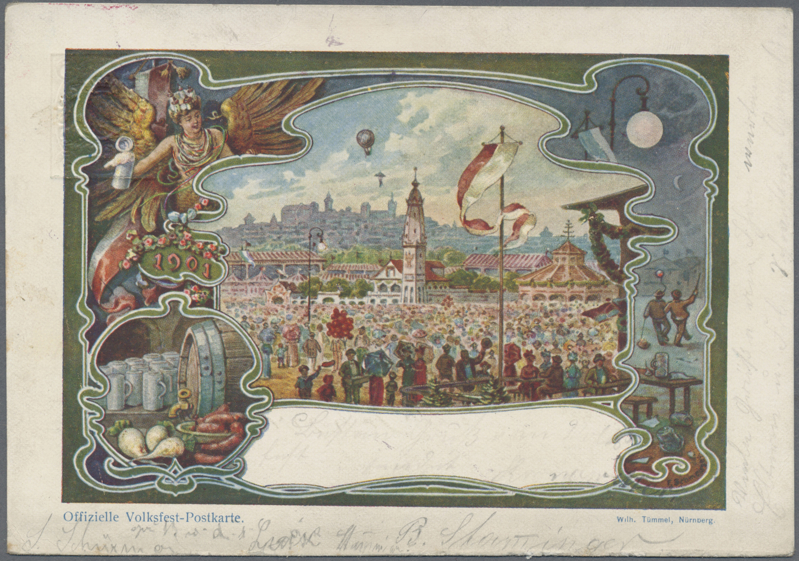 GA Thematik: Feste, Jubiläen / Festivals, Anniversary: 1901, Bayern. Kpl. Set Mit Beiden Privat-Postkarten 5 Pf Wappen " - Autres & Non Classés