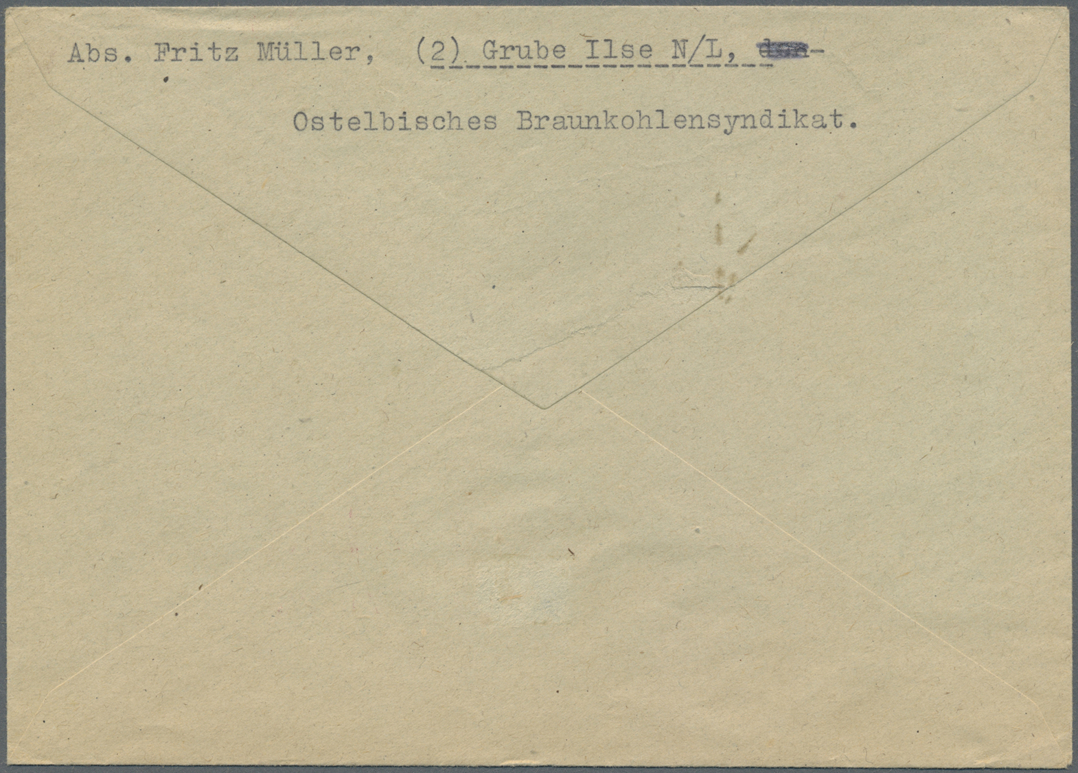 Br Deutsche Lokalausgaben Ab 1945: 1945, GROßRÄSCHEN, Brief Mit 12 Pfg. Frankatur Und Entwertung In Typ - Autres & Non Classés