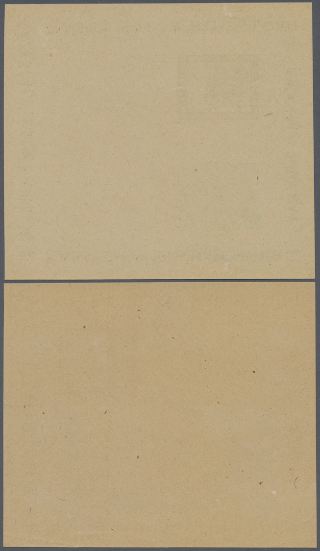 ** Deutsche Lokalausgaben Ab 1945: Oldenburg, 1948, Blockausgabe Per Drei Mal, Je Mit Fehlender (1) Bzw - Altri & Non Classificati