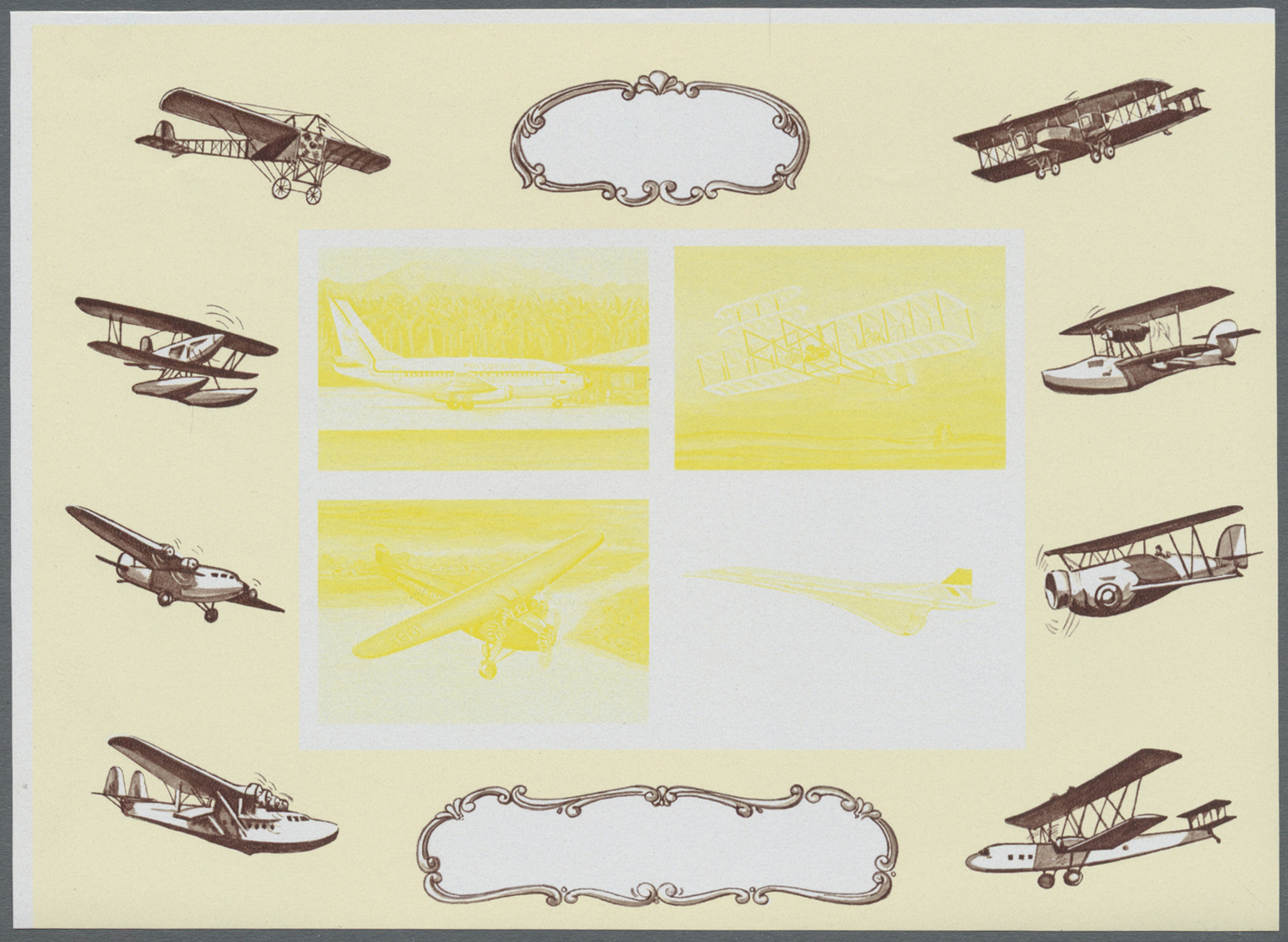 ** Thematik: Flugzeuge, Luftfahrt / Airoplanes, Aviation: 1978, SAMOA: Progress In Aviation Miniature Sheet With Four St - Airplanes