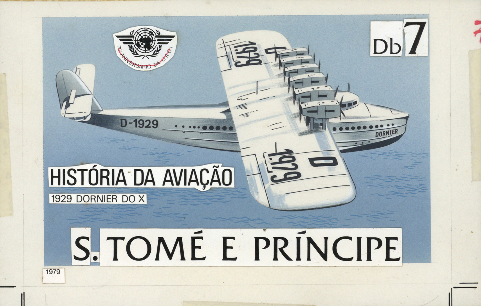 Thematik: Flugzeuge, Luftfahrt / Airoplanes, Aviation: 1979, St. Thomas And Prince Islands. Lot Of 6 Artworks For The Co - Airplanes
