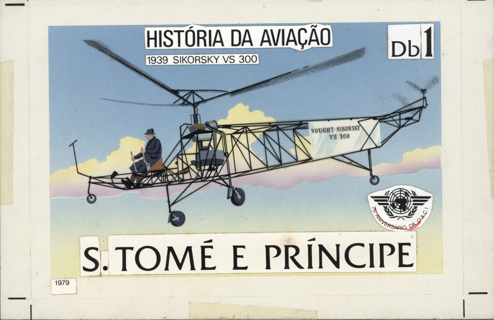 Thematik: Flugzeuge, Luftfahrt / Airoplanes, Aviation: 1979, St. Thomas And Prince Islands. Lot Of 6 Artworks For The Co - Avions