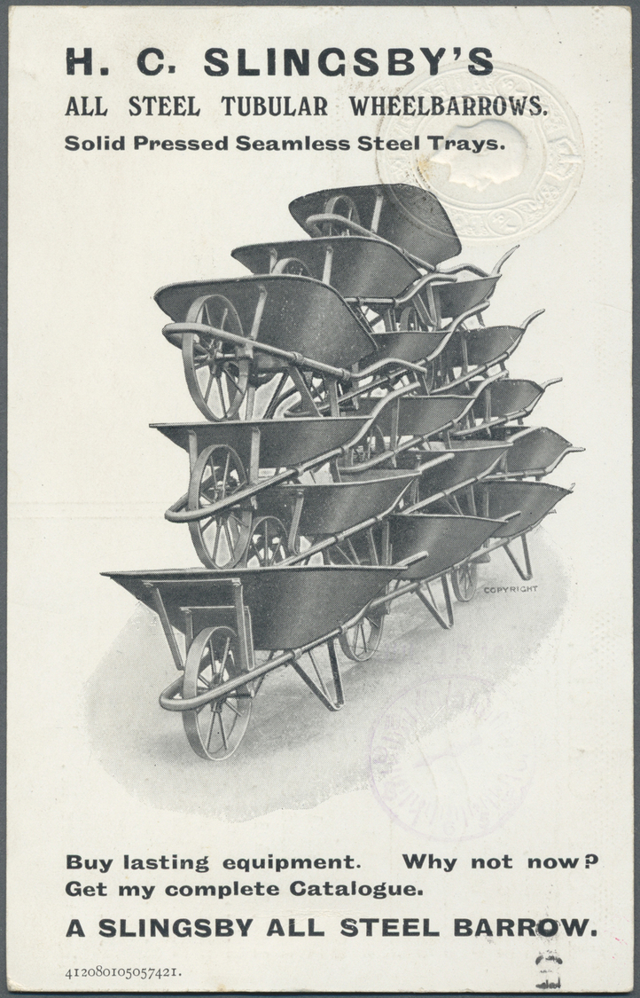 GA Thematik: Industrie, Handel / Industry, Trading: 1914, Great Britain. Commercial Entire Card 1/2d "H. C. Slingby, Lon - Unclassified