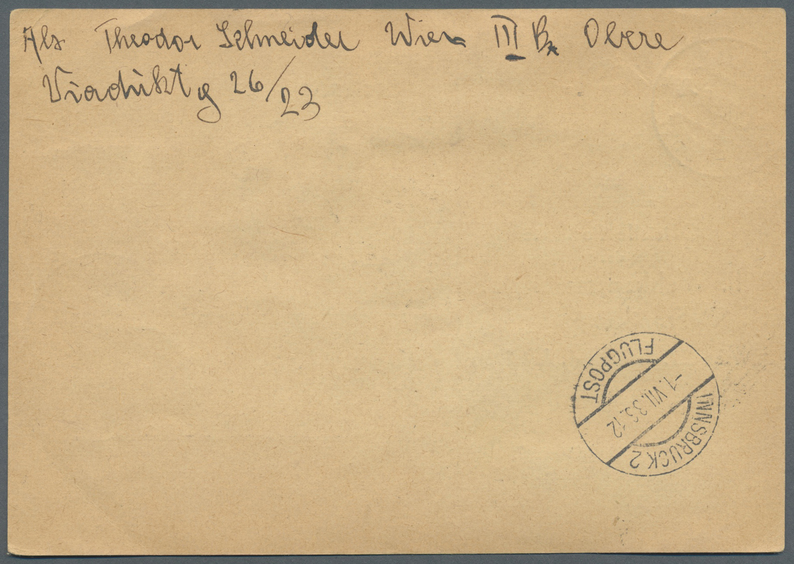 Br Thematik: Judaika / Judaism: 1936 (30.6.), Österreich, Offizielle Postkarte Des II. Weltkongresses Jüd. Frontkämpfer  - Unclassified