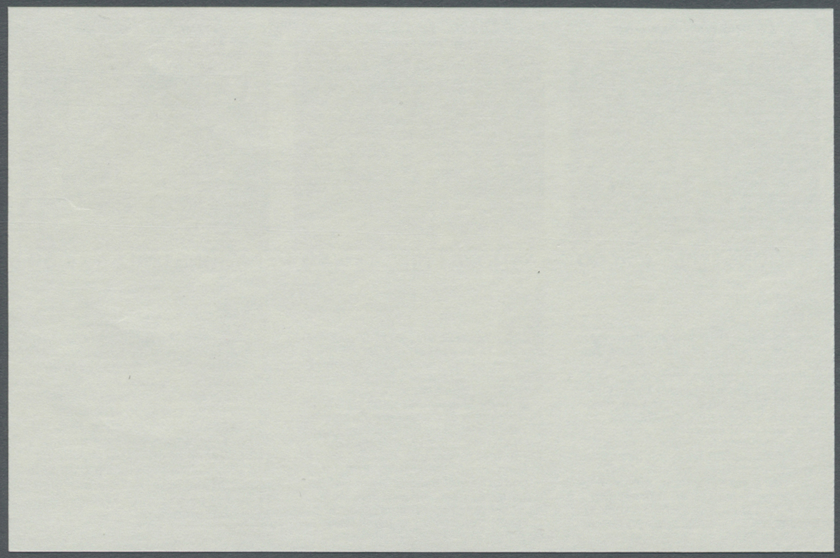 ** Thematik: Kunst / Art: 1992, UN Geneva. IMPERFORATE Inscription Block Of 6 (3 Stamps And 3 Labels) For The 50c Value  - Altri & Non Classificati
