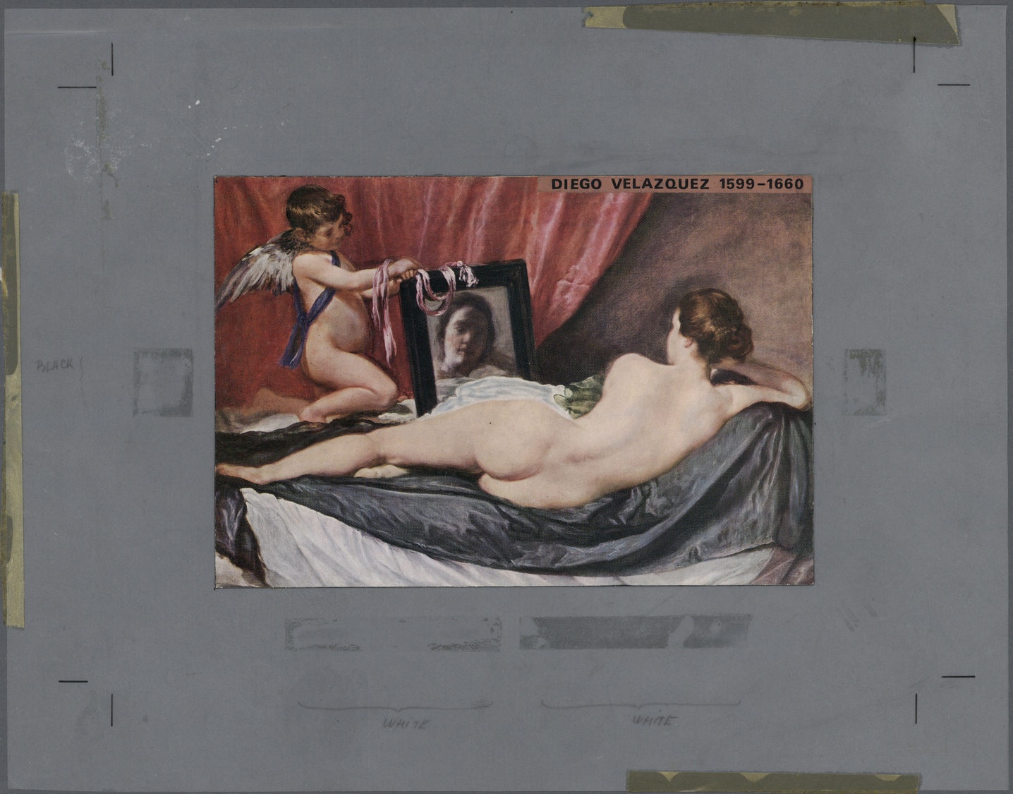 Thematik: Malerei, Maler / Painting, Painters: 1970, Yemen (Kingdom). Layout With Picture Postcard Showing A NUDE By Vel - Other & Unclassified