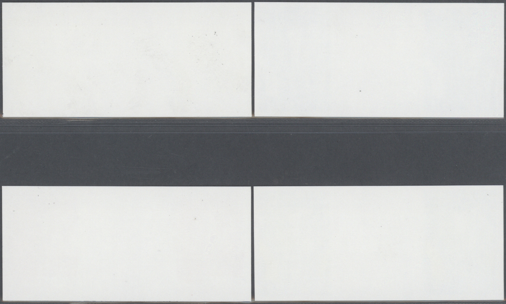 ** Thematik: Malerei, Maler / Painting, Painters: 1996, UN New York. Imperforate Gutter Pair + Progressive Proof (6 Phas - Other & Unclassified