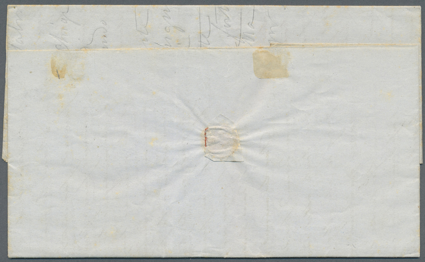 Br Ägäische Inseln - Besonderheiten: 1855. Stampless Envelope Addressed To Constantinople Cancelled By Oval 'Agen - Aegean