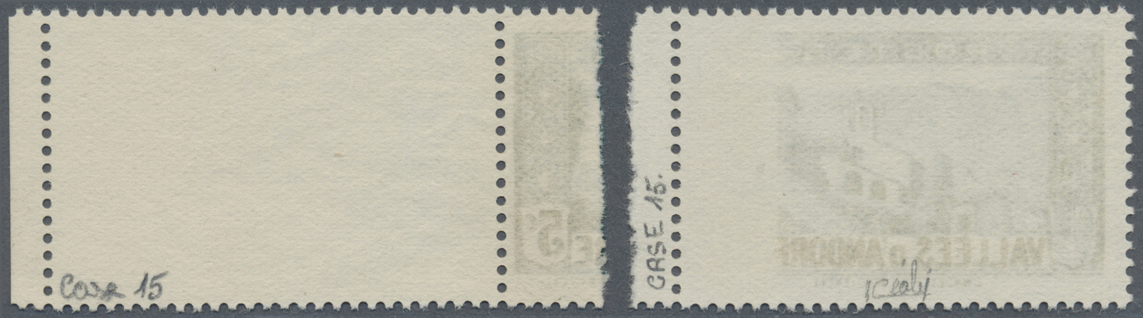 (*) Andorra - Französische Post: 1932/1933. Chapelle De Meritxell 5c Vert, Impression Sur Raccord, Bdf, Case 15 (5 - Other & Unclassified