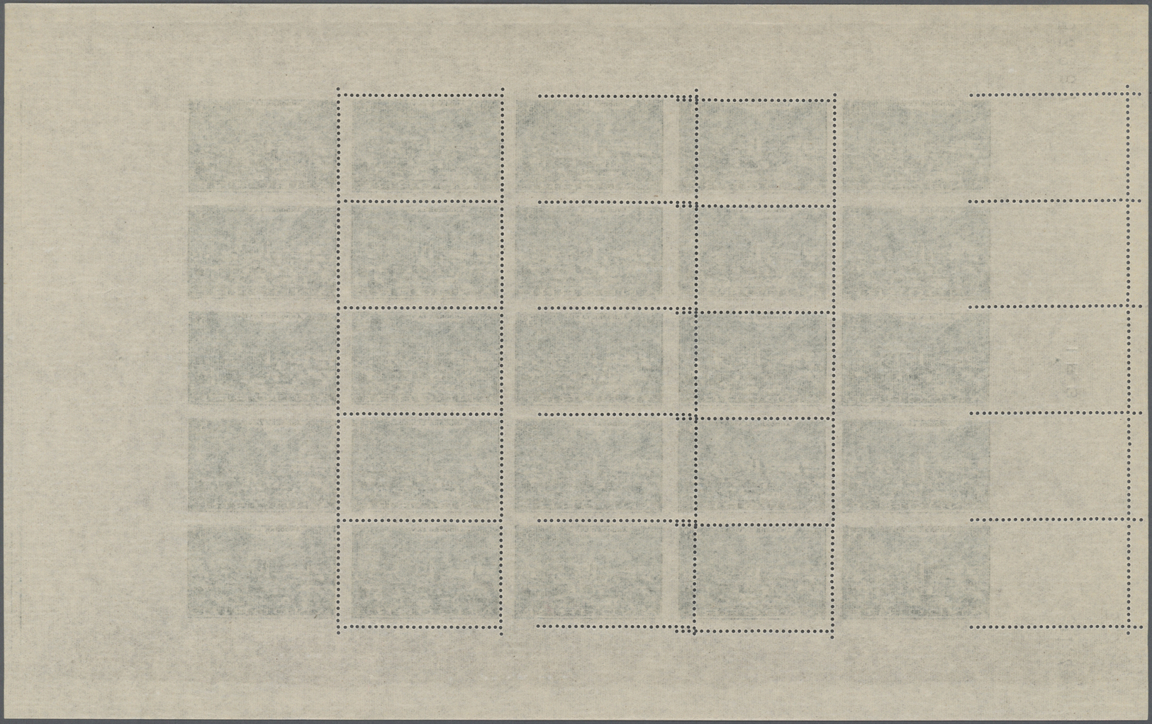 ** Andorra - Französische Post: 1946, Freimarken: Landschaften 5 Fr Dunkelgrün Im VERZÄHNTEN Kompletten Postfrisc - Autres & Non Classés