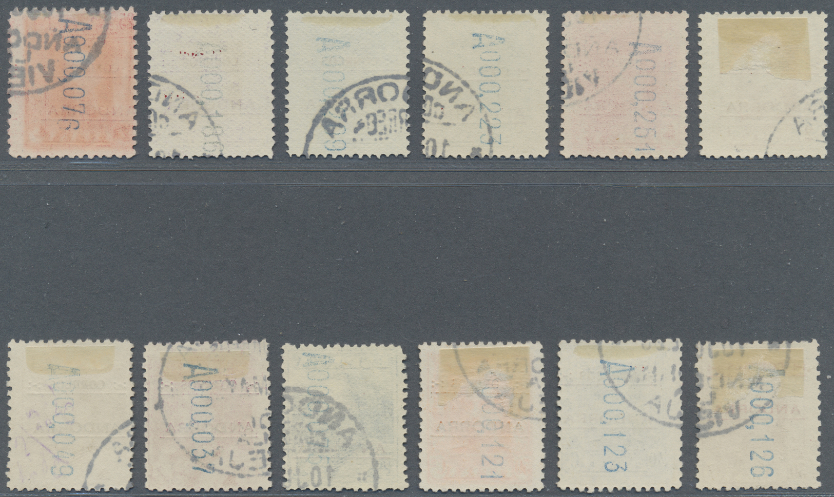 O Andorra - Spanische Post: 1928, 2 C. - 10 Pta. Freimarken Von Spanien Mit Aufdruck "CORREOS / ANDORRA" Als Ges - Other & Unclassified