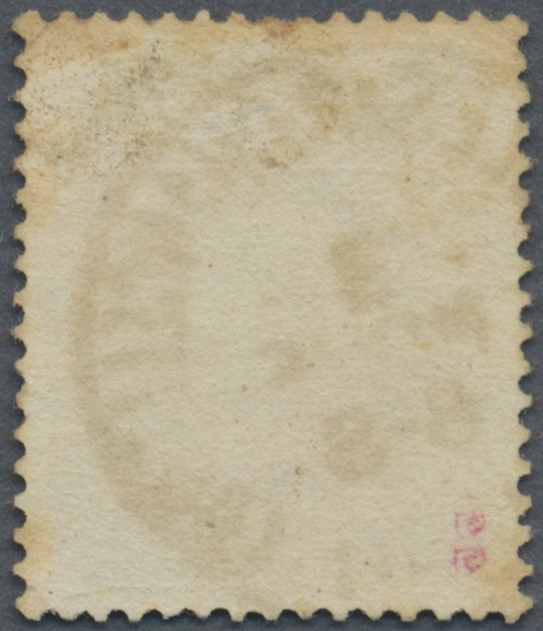 O Belgien: 1883, 5 Franc Leopold II, Fine Used Example. Some Stains, Have A Close View. Michel 1.600,- - Other & Unclassified