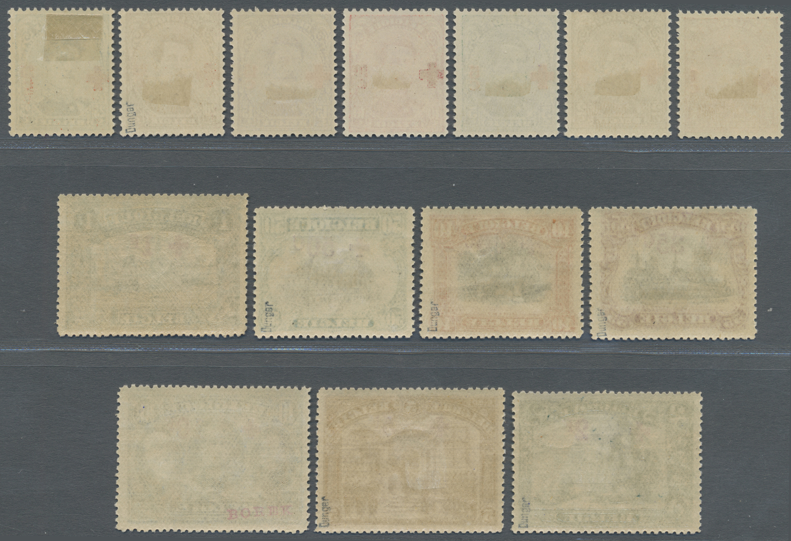 * Belgien: 1918, Rotes Kreuz, Taufrische Luxusserie Ungebraucht, Kleiner Falz, 10 Fr. Praktisch Postfrisch (C.O. - Other & Unclassified
