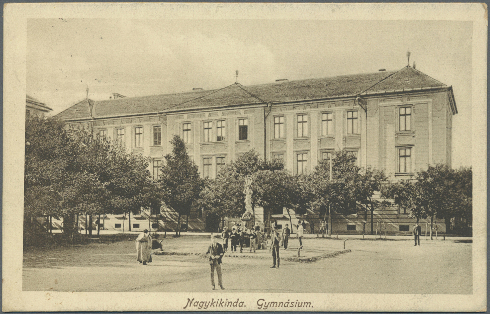 Br Bulgarien - Besonderheiten: 1919 – French Border Commission. Stampless Picture Post Card Of ‘Nagykikinda Gymna - Other & Unclassified