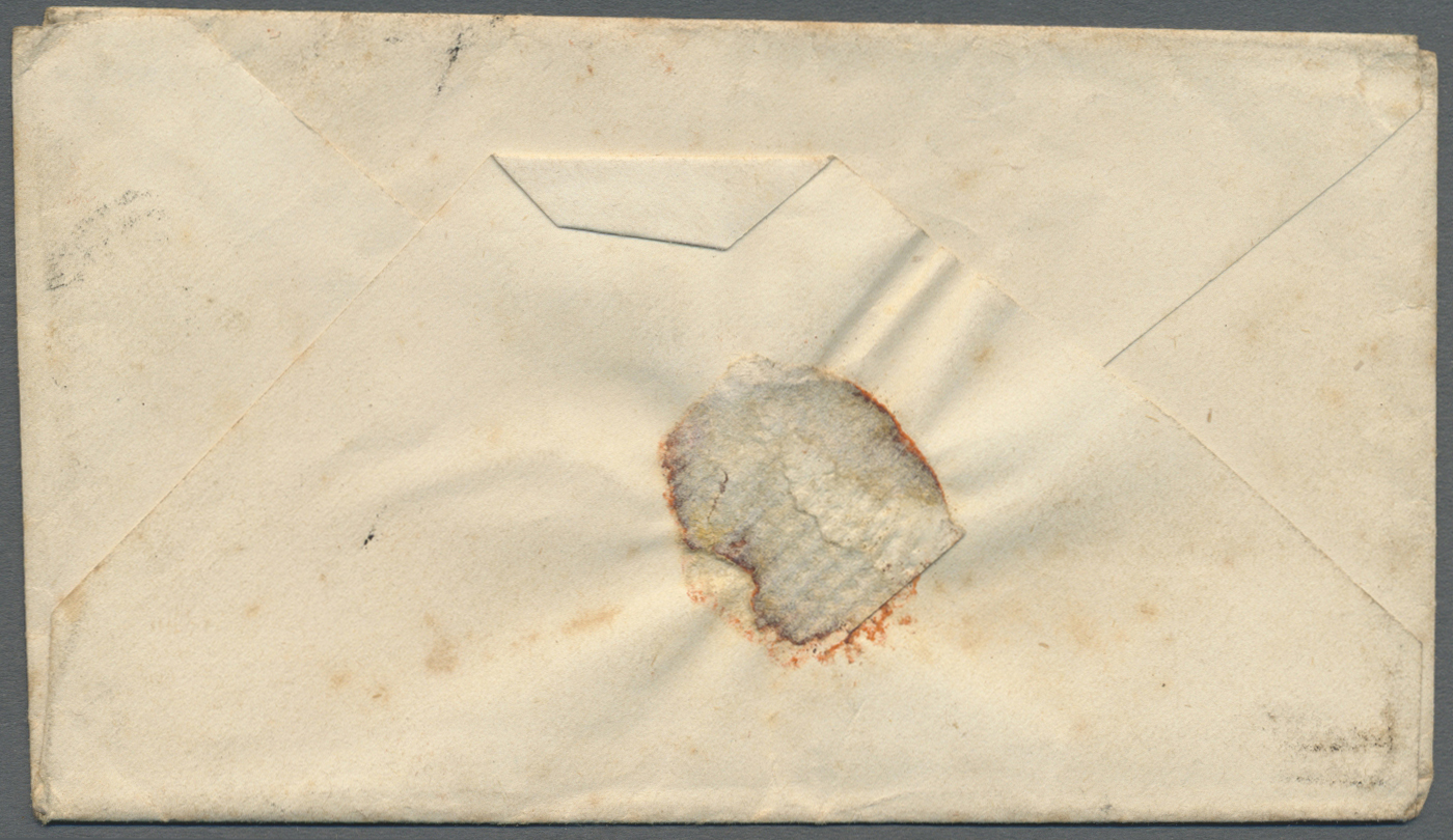 Br Dänemark: 1859-62: Drei Kleine Briefe Gebraucht Im Heutigen Norddeutschland, Mit 1) Briefkuvert 1860 Von Lübec - Covers & Documents