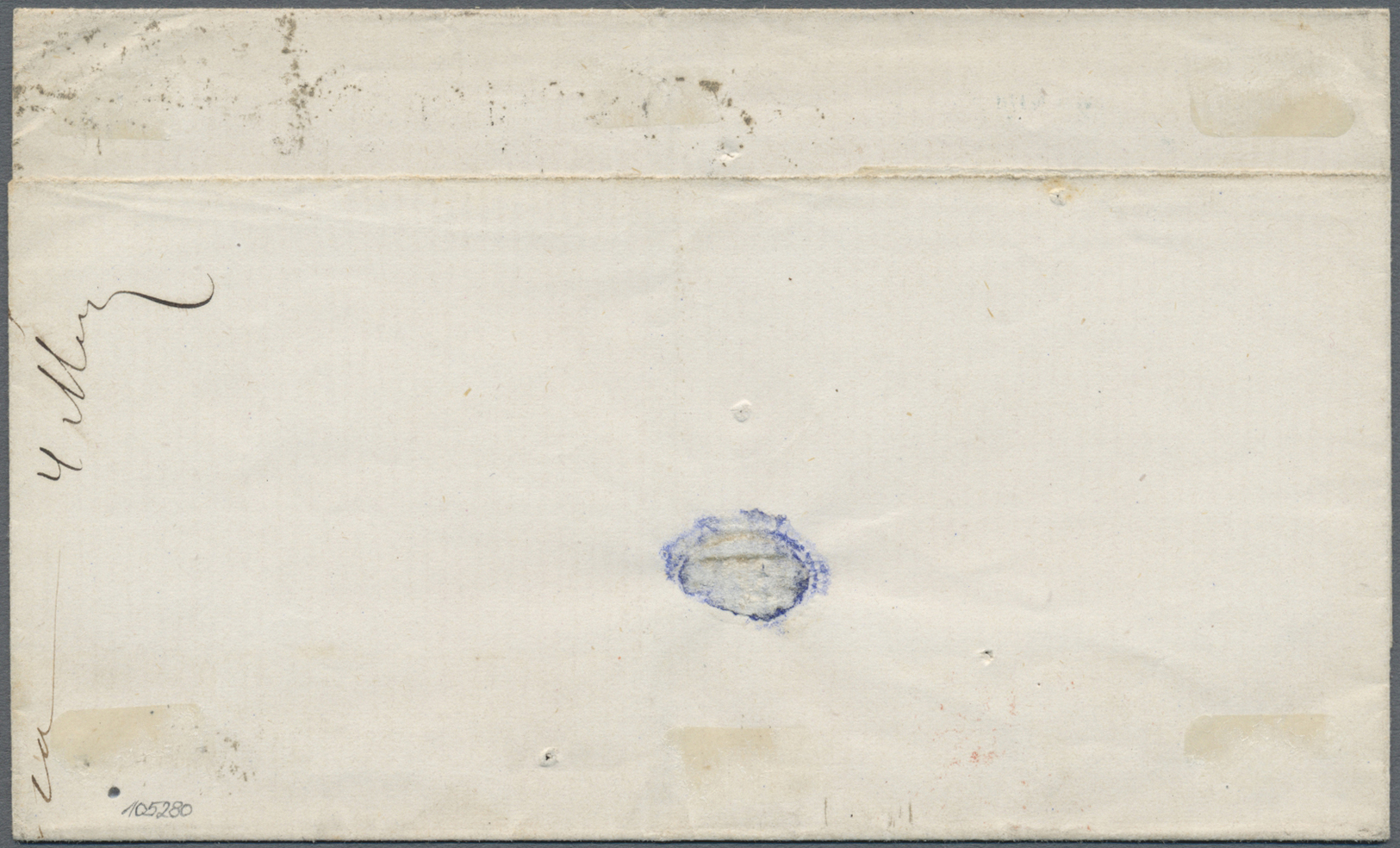 Br Dänemark: 30.4.1870, 4 Sk. Rot, 2 Sk. Blau U. 8 Sk. Braun, 3-Farben-Frankatur A. Brief M. K3-Nr-o "229" N. Lon - Covers & Documents