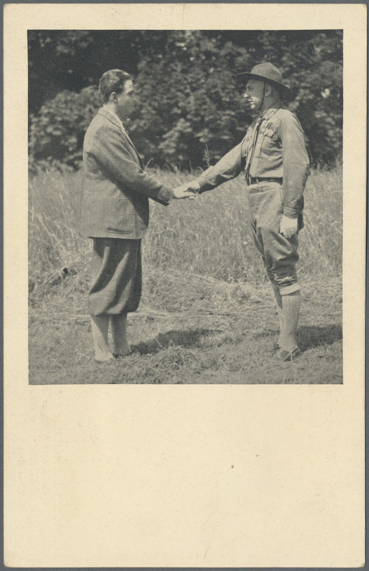 Br Thematik: Pfadfinder / Boy Scouts: 1921, Austrian Post Card "Pfadfinderkorps Ostmark", Unused. - Autres & Non Classés