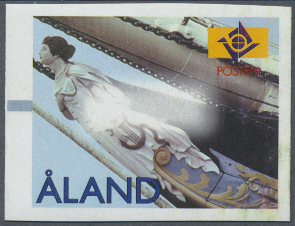 ** Finnland - Alandinseln: Machine Labels: 1997, Design "Figurehead" Without Imprint Of Value, Unmounted Mint. - Aland