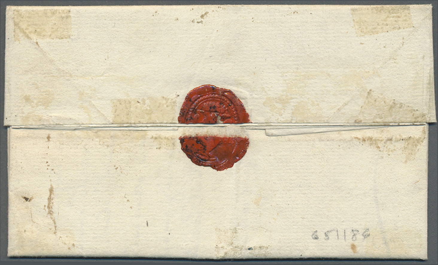 Br Frankreich - Vorphilatelie: 1766, Parlement Of Britanny, Complete Folded Letter Cover From RENNES Addressed To - 1792-1815: Conquered Departments
