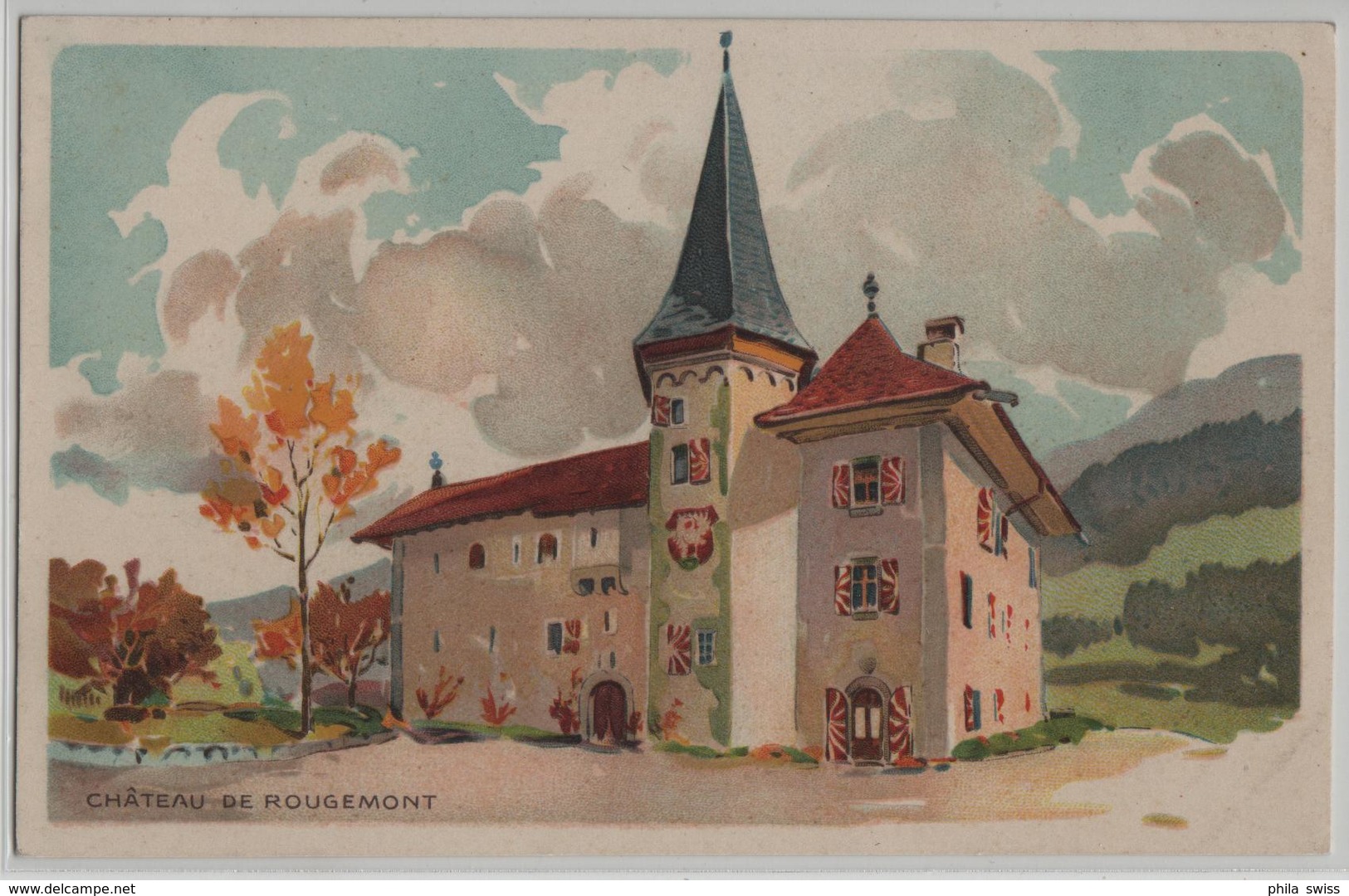 Chateau De Rougemont - Les Chocolats Peter & Kohler Litho - Autres & Non Classés