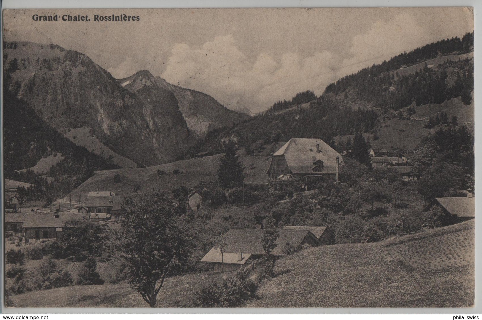 Grand Chalet Rossinieres - Photo: Edgar Simpson - Autres & Non Classés