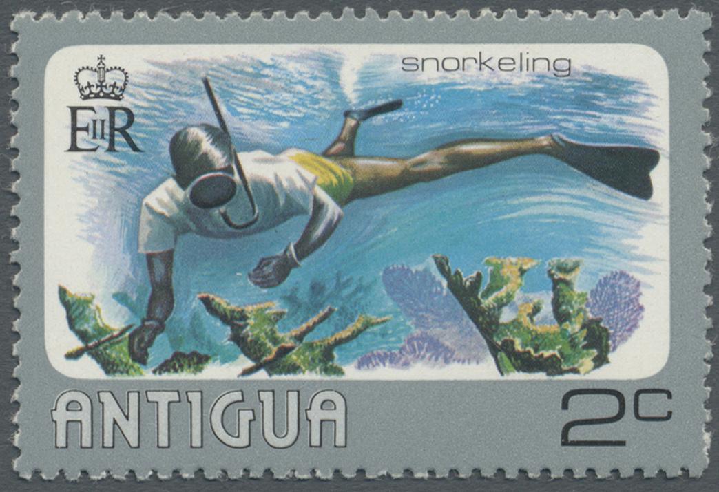 Thematik: Sport-Wassersport / Sport-water Sports: SNORKELING, 1976, Antigua, Large Photographic Essay For The 2 C Snorke - Other & Unclassified