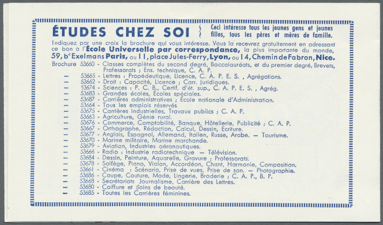** Frankreich - Markenheftchen: 1960, Three Booklets "La Compagnie..." And One Likewise "Frimatic..." (1253CR), T - Autres & Non Classés