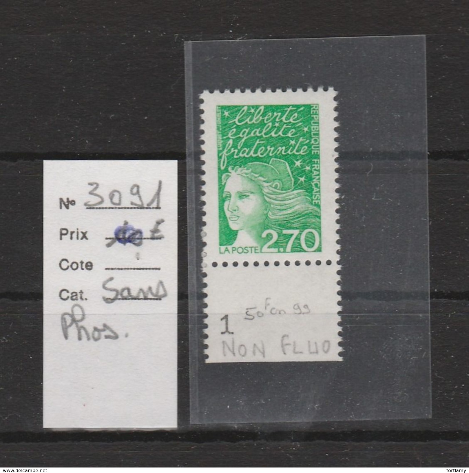 LOT 447 FRANCE N°3091a** - Nuovi