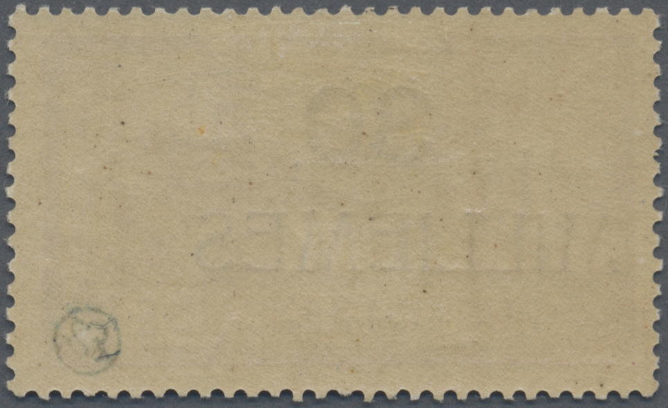 * Französische Post In Ägypten - Port Said: 1921, Local Overprint, 30m. On 1fr. Red/olive, Fresh Colour, Well Pe - Autres & Non Classés