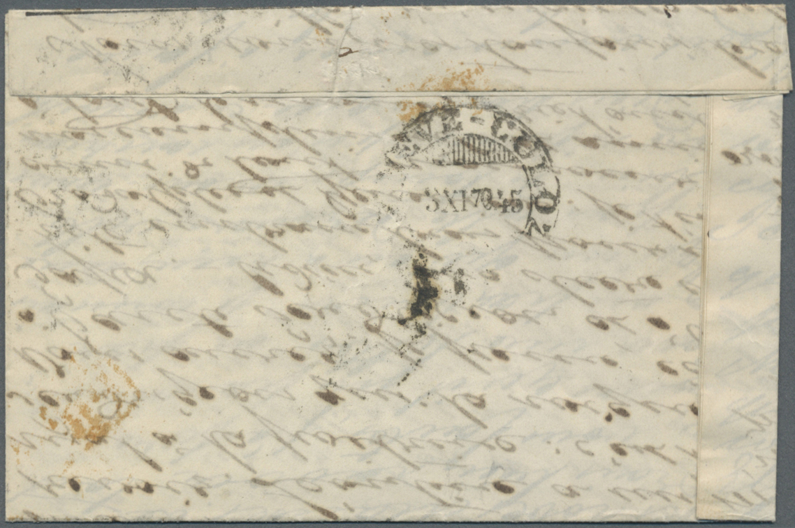 Br Frankreich - Ballonpost: 1870, 30 C Napoleon, Single Franking On Folded Letter "PAR BALLON MONTE" Cover With C - 1960-.... Lettres & Documents