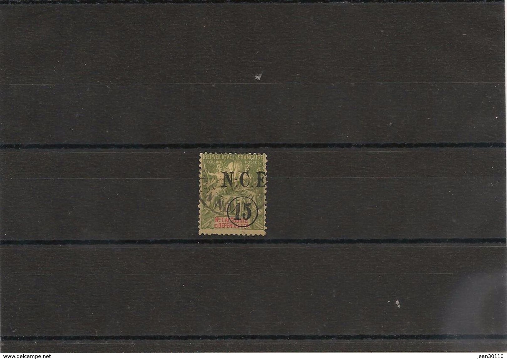 NOUVELLE CALEDONIE Année 1900/01 N°Y/T : 58 Oblitéré  Côte :33 € - Used Stamps