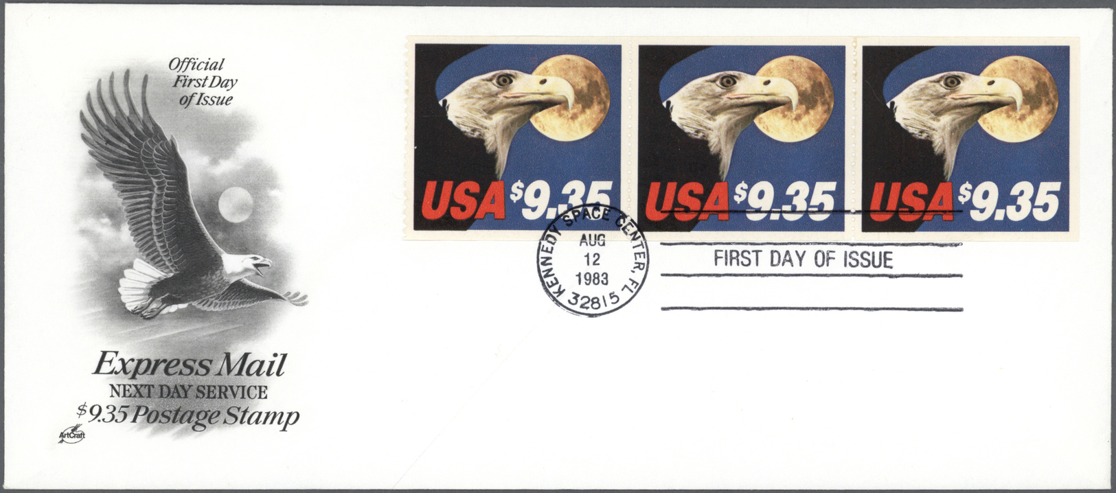 Thematik: Tiere-Greifvögel / Animals-birds Of Prey: 1983/1985, Eagle EXPRESS Mail Stamps $9.35 And $10.75 Each In A Comp - Eagles & Birds Of Prey
