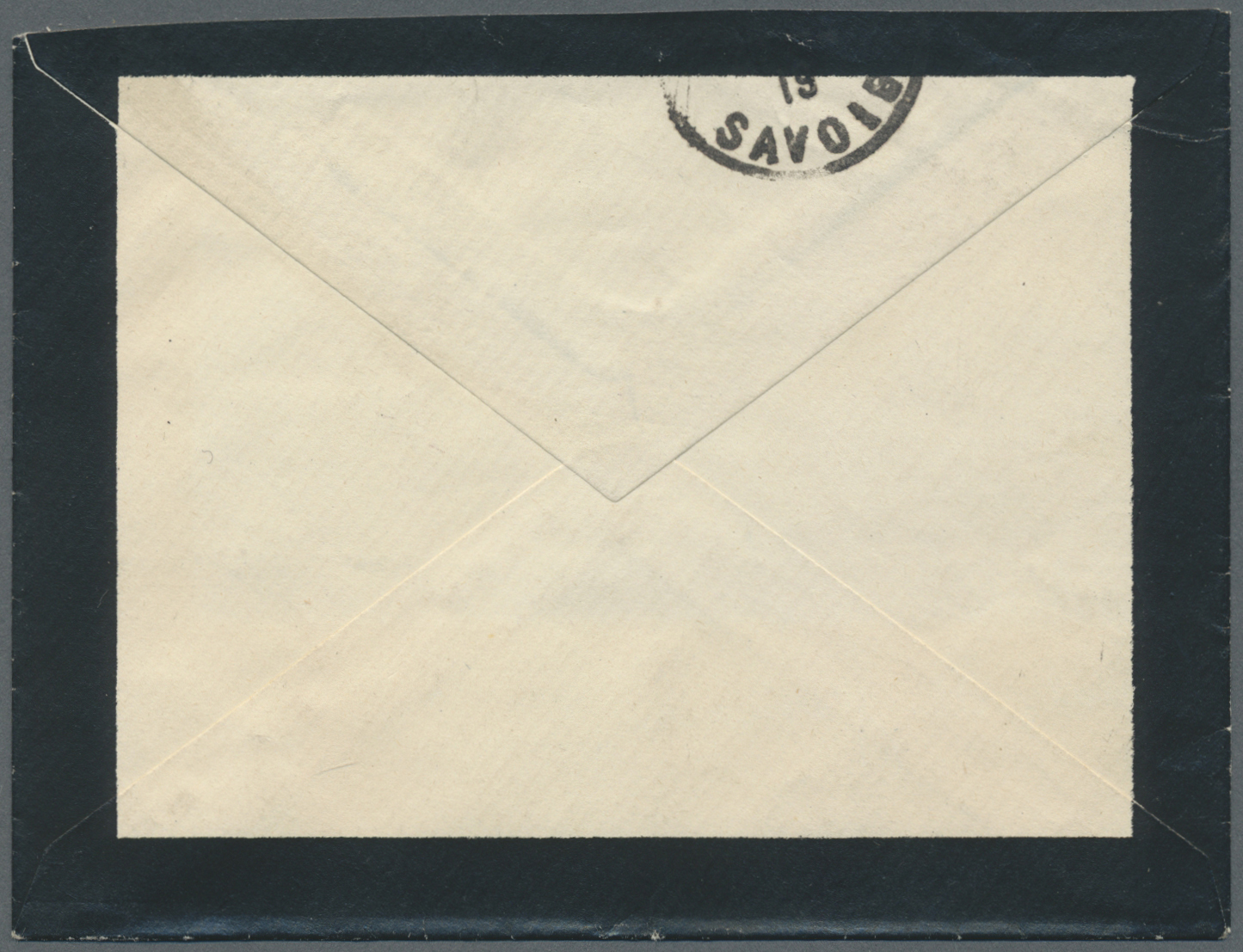 Br Frankreich - Militärpost / Feldpost: 1919. Stampless Mourning Envelope Endorsed 'F.M.' Addressed Lo France Can - Army Postmarks (before 1900)