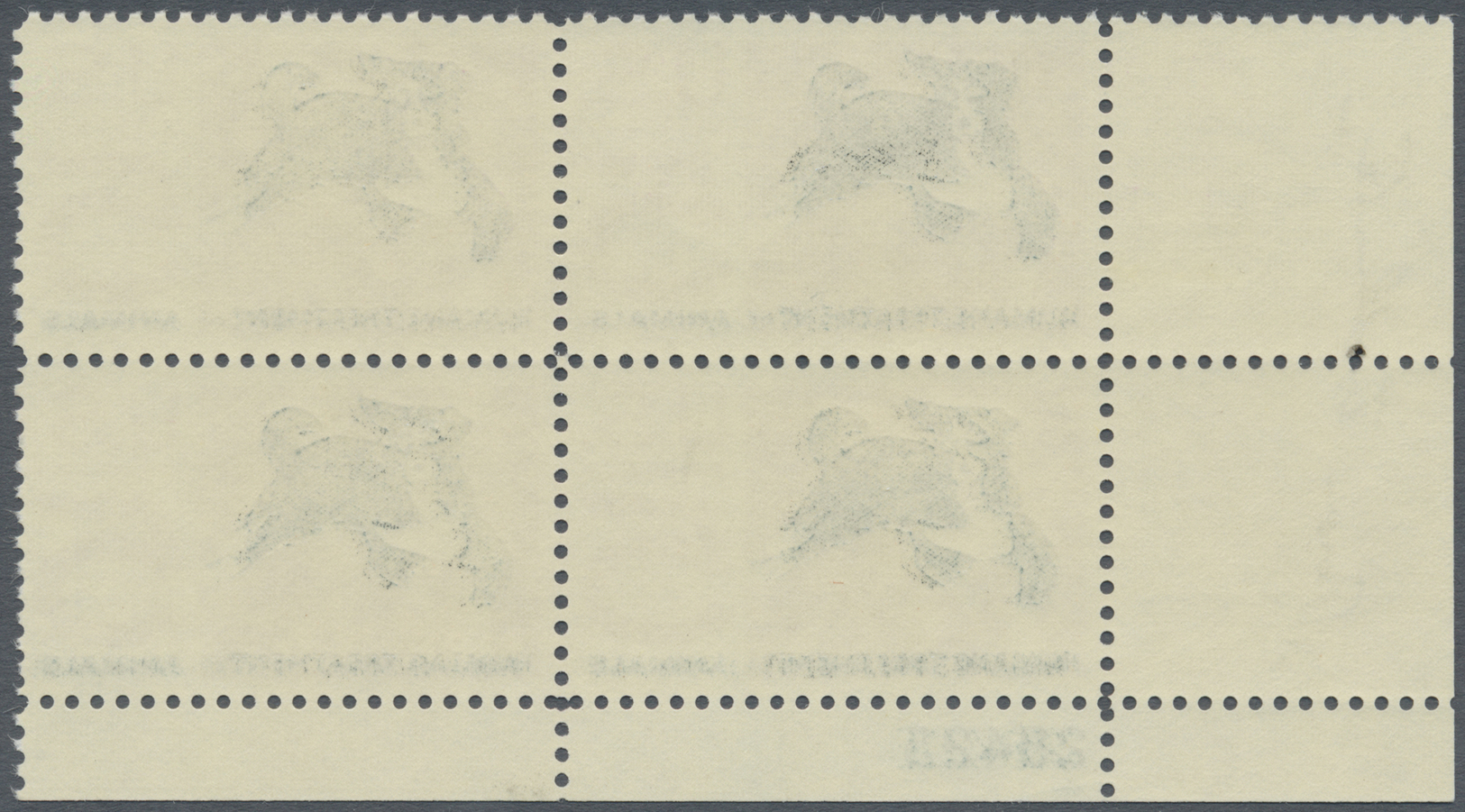 ** Thematik: Tiere-Hunde / Animals-dogs: 1966, USA. Corner Block Of 4 Of The Issue "Humane Treatment Of Animals" Showing - Dogs