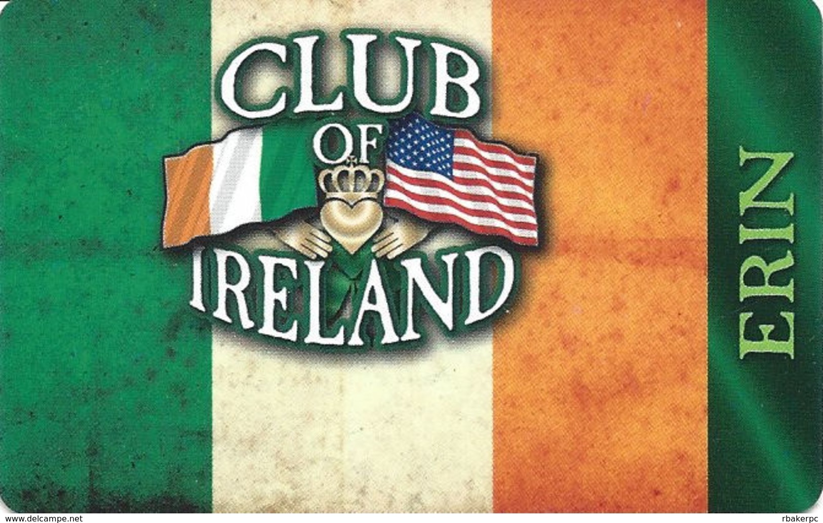 Club Of Ireland - Las Vegas, NV - Casino Player Reward / Slot Card - Casino Cards