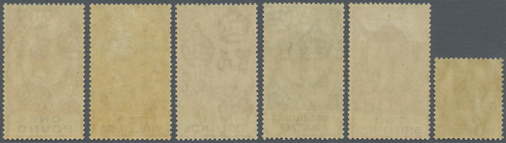 * Gibraltar: 1925/1929, KGV Definitives With Mult Script CA Wmk. In New Colours Complete Set To 1pd., Mint Light - Gibraltar