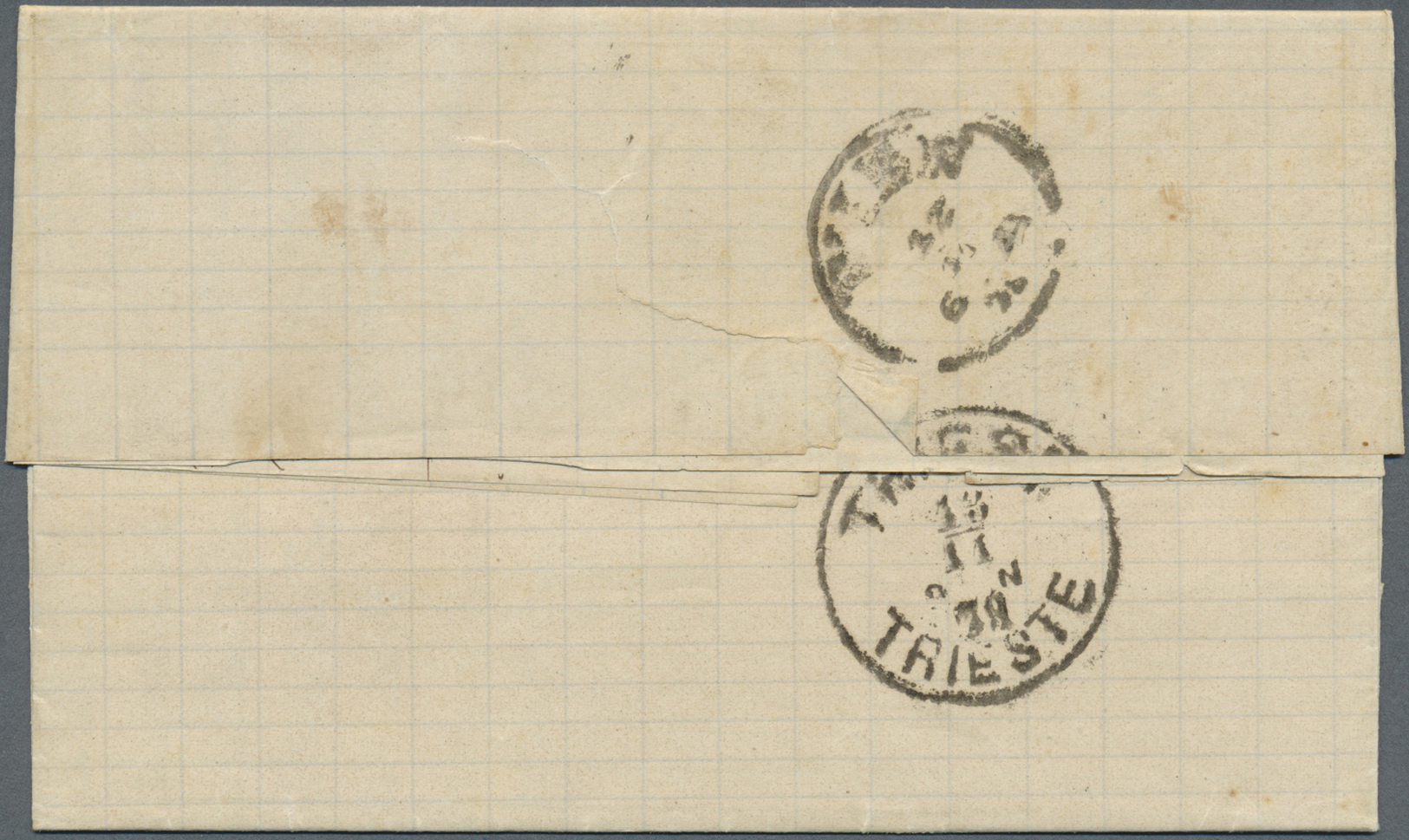 Br Griechenland: 1874-81, Three Folded Envelopes With Large Hermeshead Frankings From PATRAS & SYRA, Attractive M - Lettres & Documents